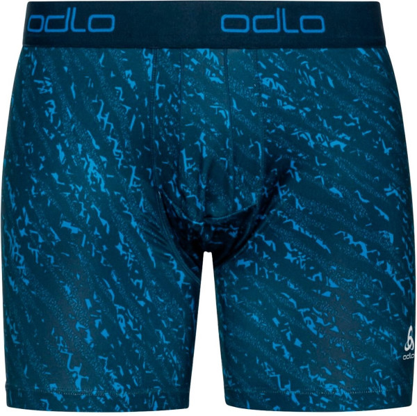 Odlo - Maat L Sportonderbroek Active Everyday 2-Pack Heren - Kleur Blue Wing Teal - Zwart