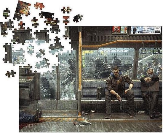 Cyberpunk 2077: Metro Life 1000 Piece Puzzle