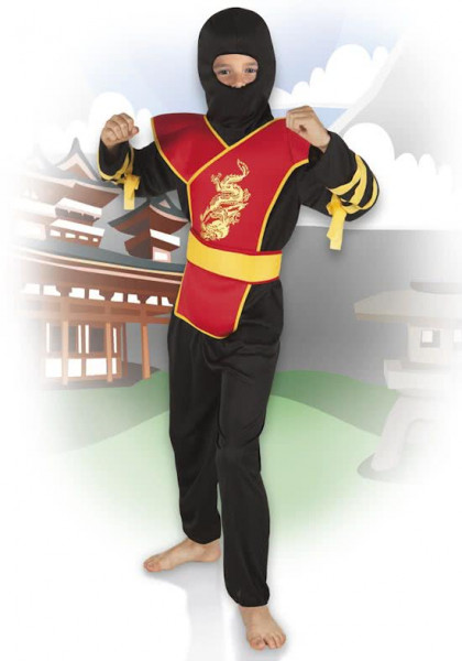 Koopjeshoek- Kinderkostuum Ninja meester - 10-12 Jaar