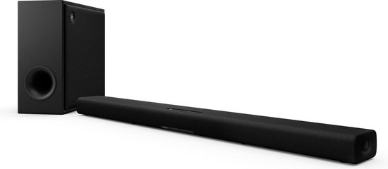 Yamaha TRUE X-BAR 50A Smart Soundbar Atmos met Draadloze Subwoofer - Zwart