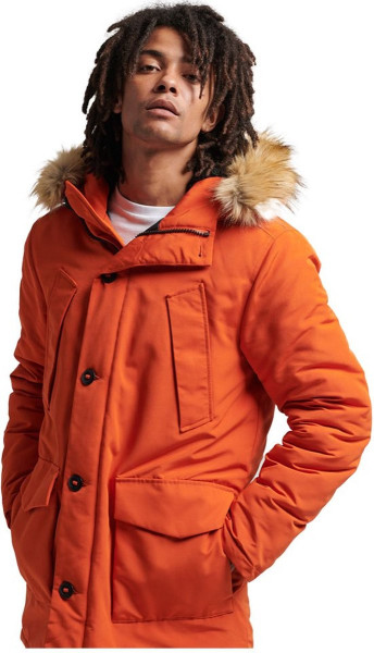 Superdry - Maat XS - Vintage Everest Jasje Oranje Man