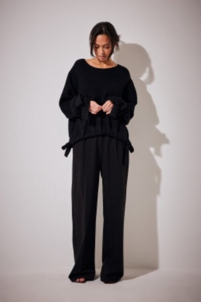 NA-KD - Maat XS - Drawstring Knitted Sweater Dames Trui