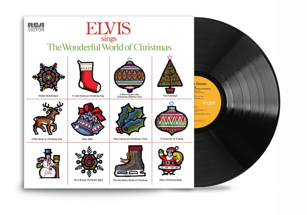 Elvis Sings the Wonderful World of Christmas LP