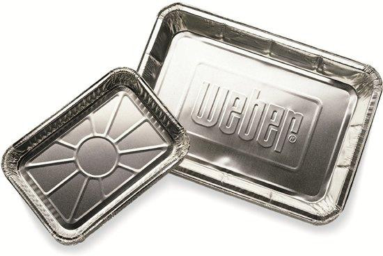 Weber Aluminium lekbakjes Klein ( 10 stuks )
