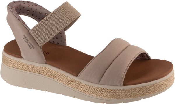 Skechers Slip-ins Bobs - maat 41 - Sun Ray - Dames Sandalen - Taupe